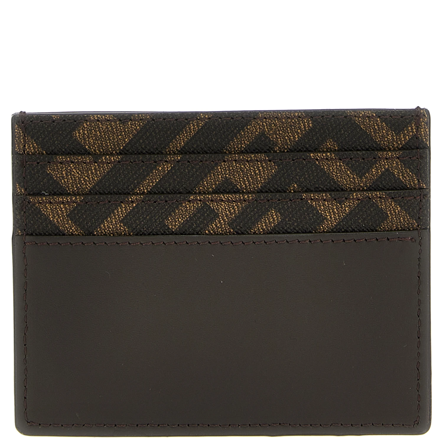 Brown Calf Leather Bos Taurus Cardholder