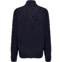 Blue Wool Cardigan