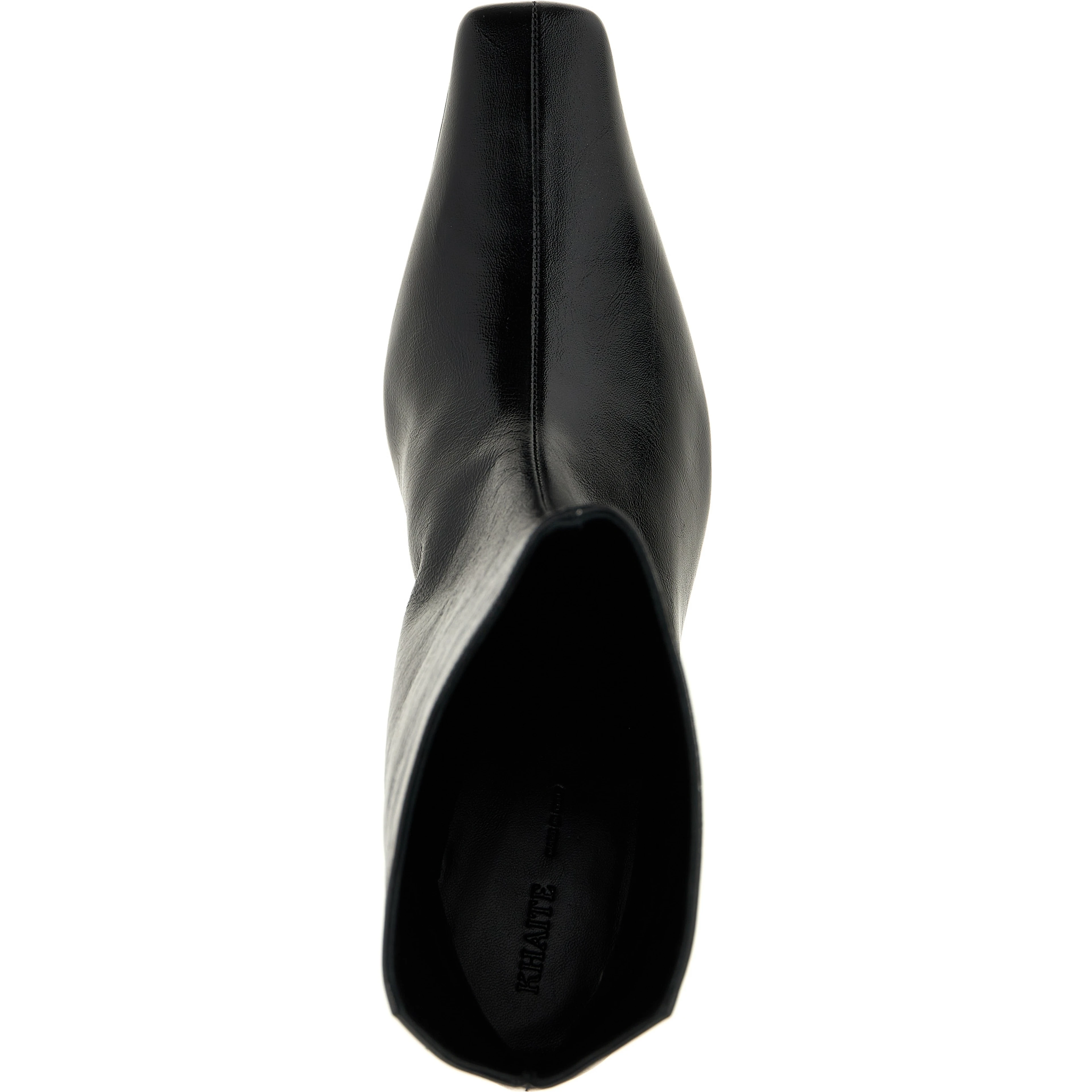 Black Calfskin Ankle Boots