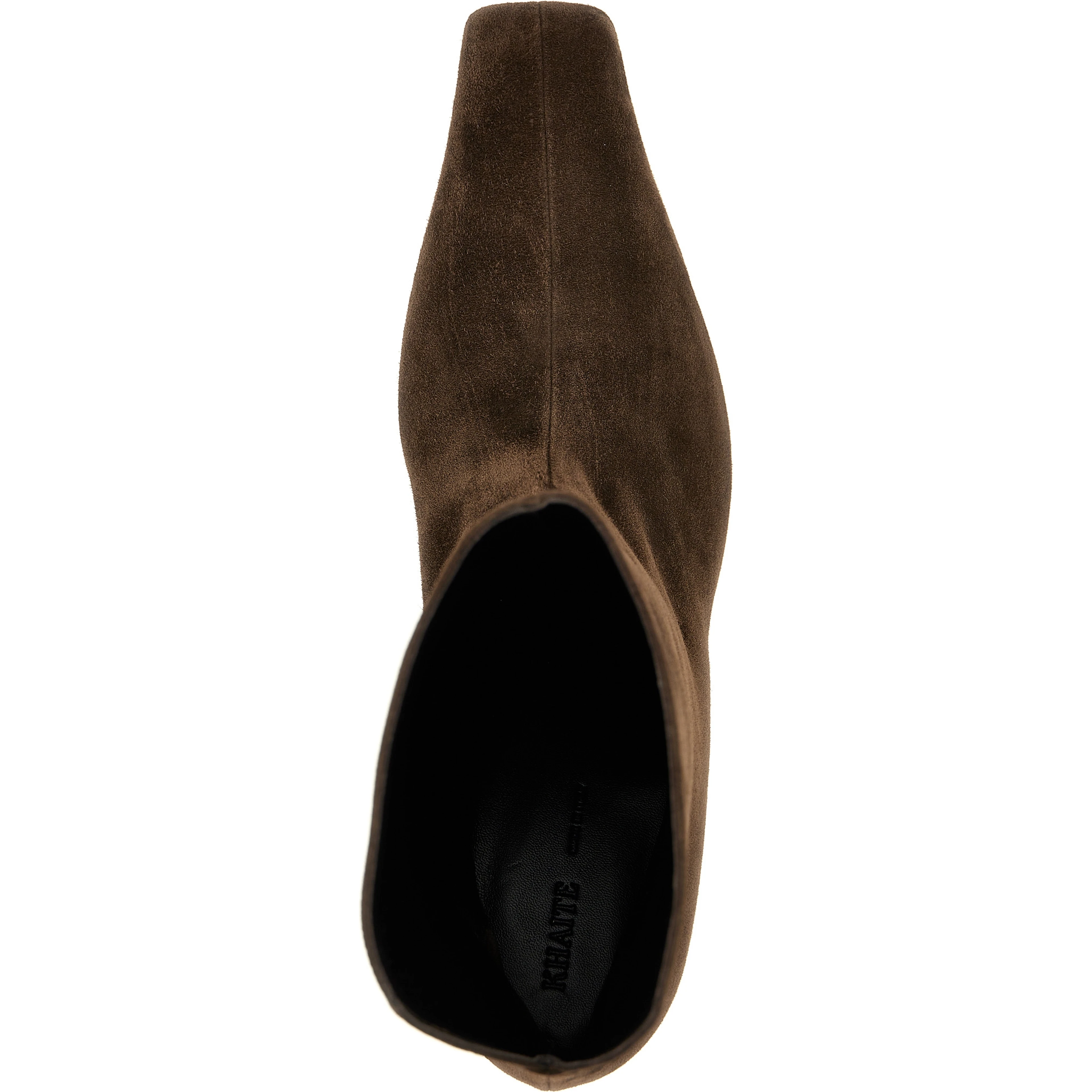 Brown Calfskin Ankle Boots