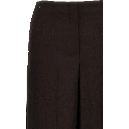 Purple Virgin Wool Dress Pants