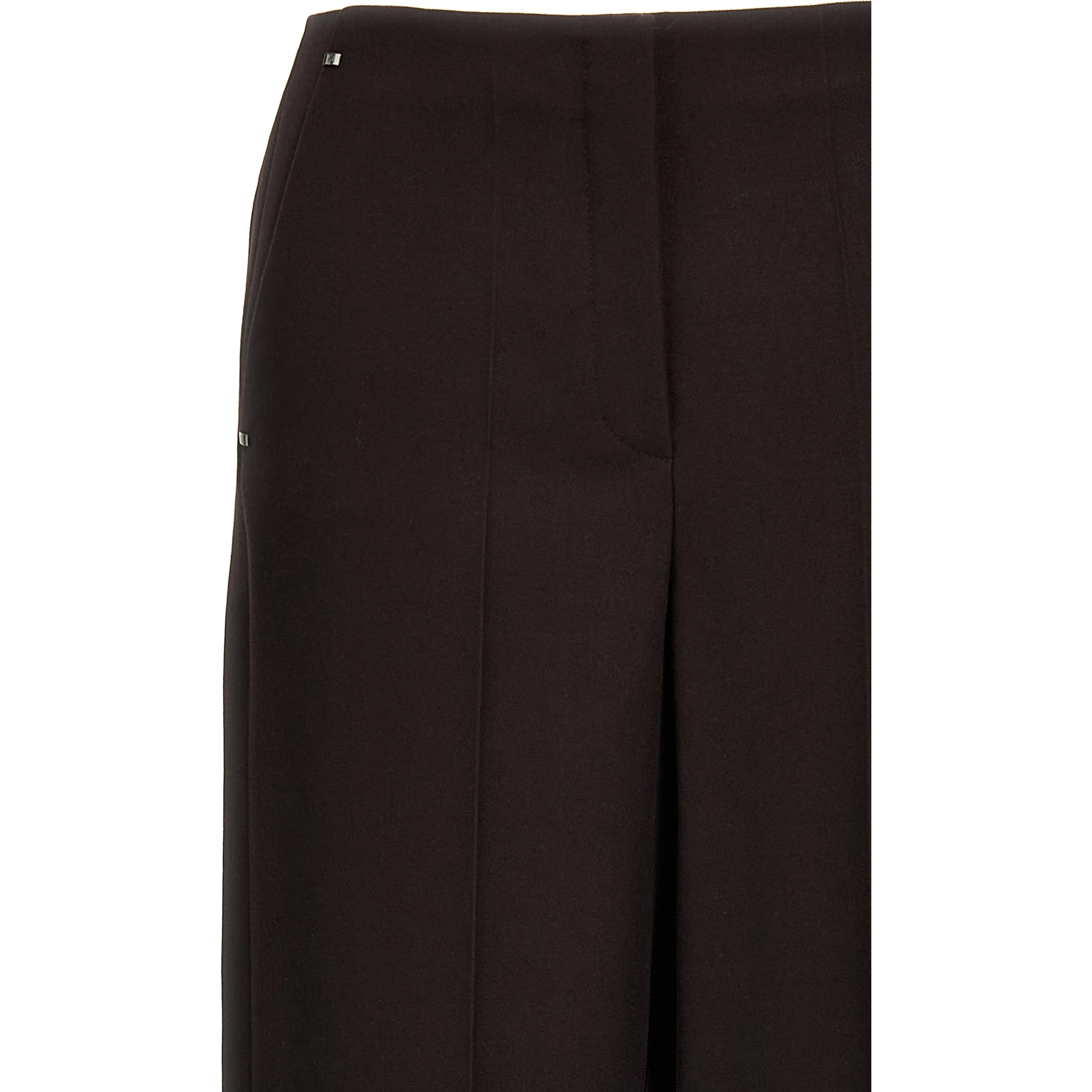 Purple Virgin Wool Dress Pants