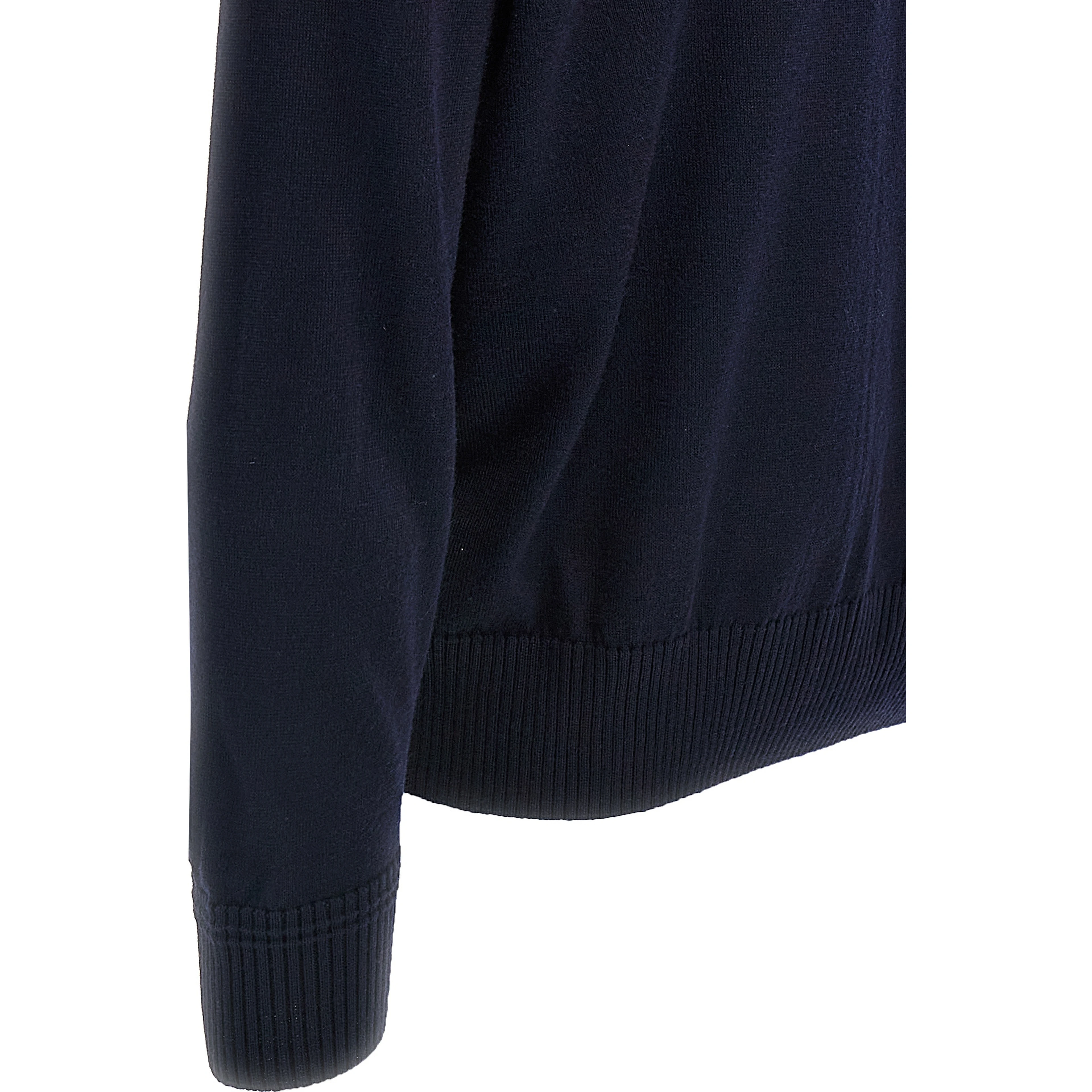 Blue Wool Cardigan