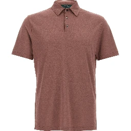 Brown Cotton Polo Shirt