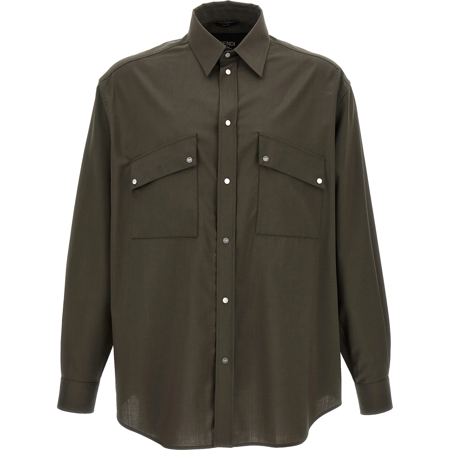 Bicolor Wool Blouse