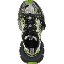 Gray Polyethylene Athletic Sneakers