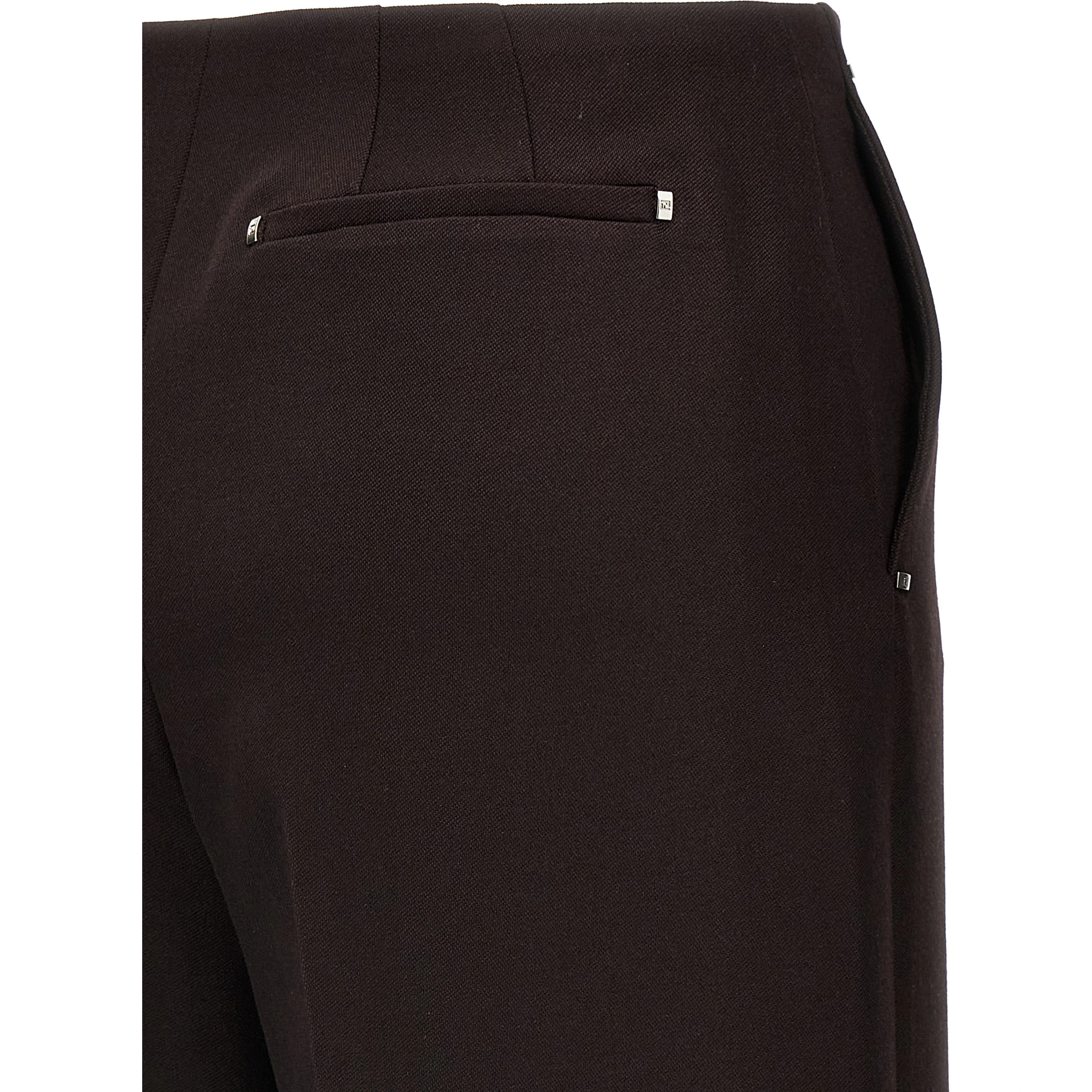 Purple Virgin Wool Dress Pants