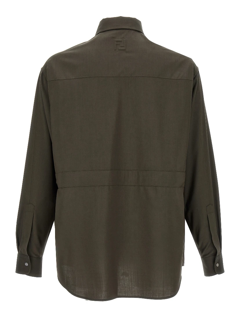 Bicolor Wool Blouse