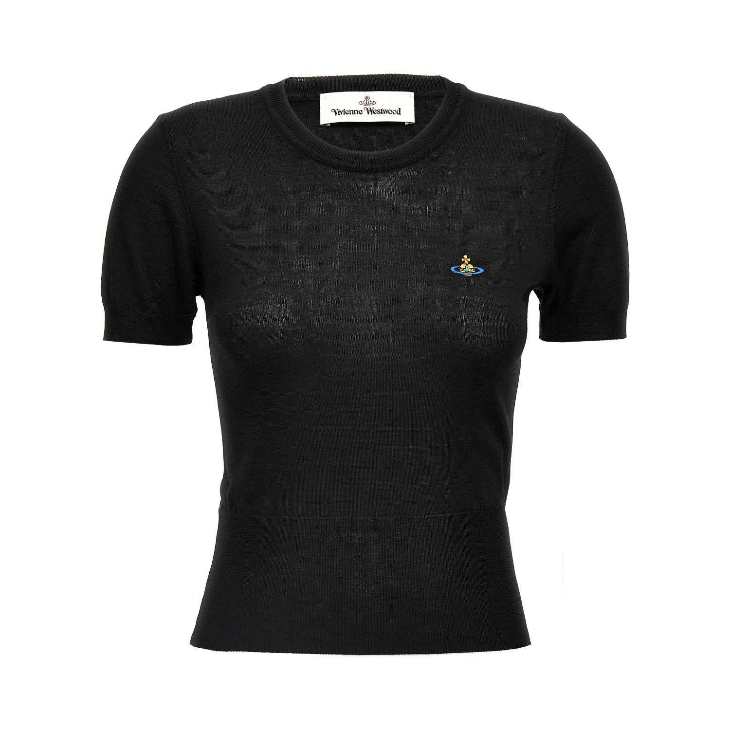Black Wool T-Shirt