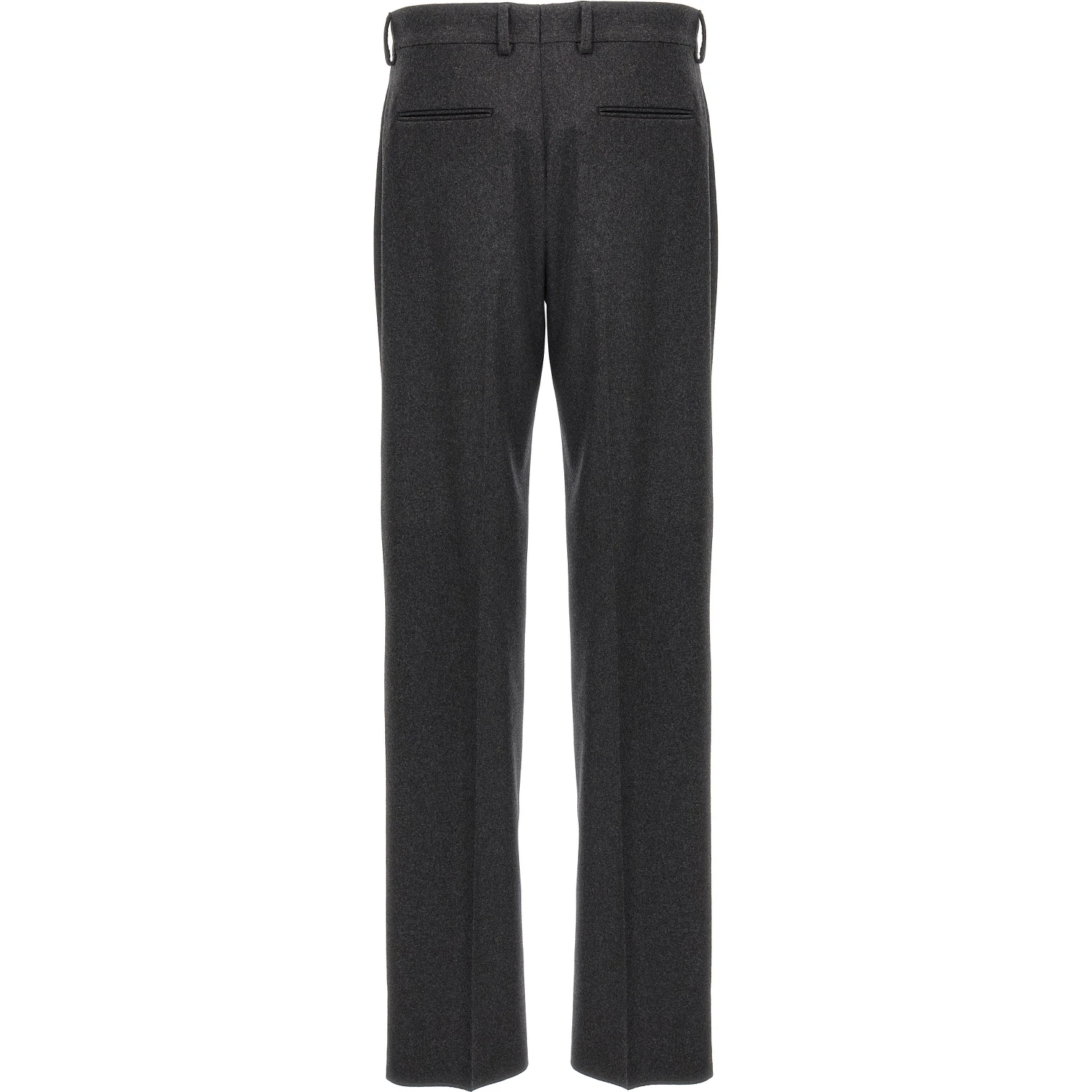 Gray Cashmere Casual Pants