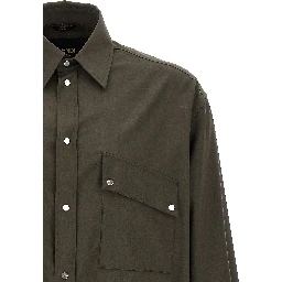 Bicolor Wool Blouse
