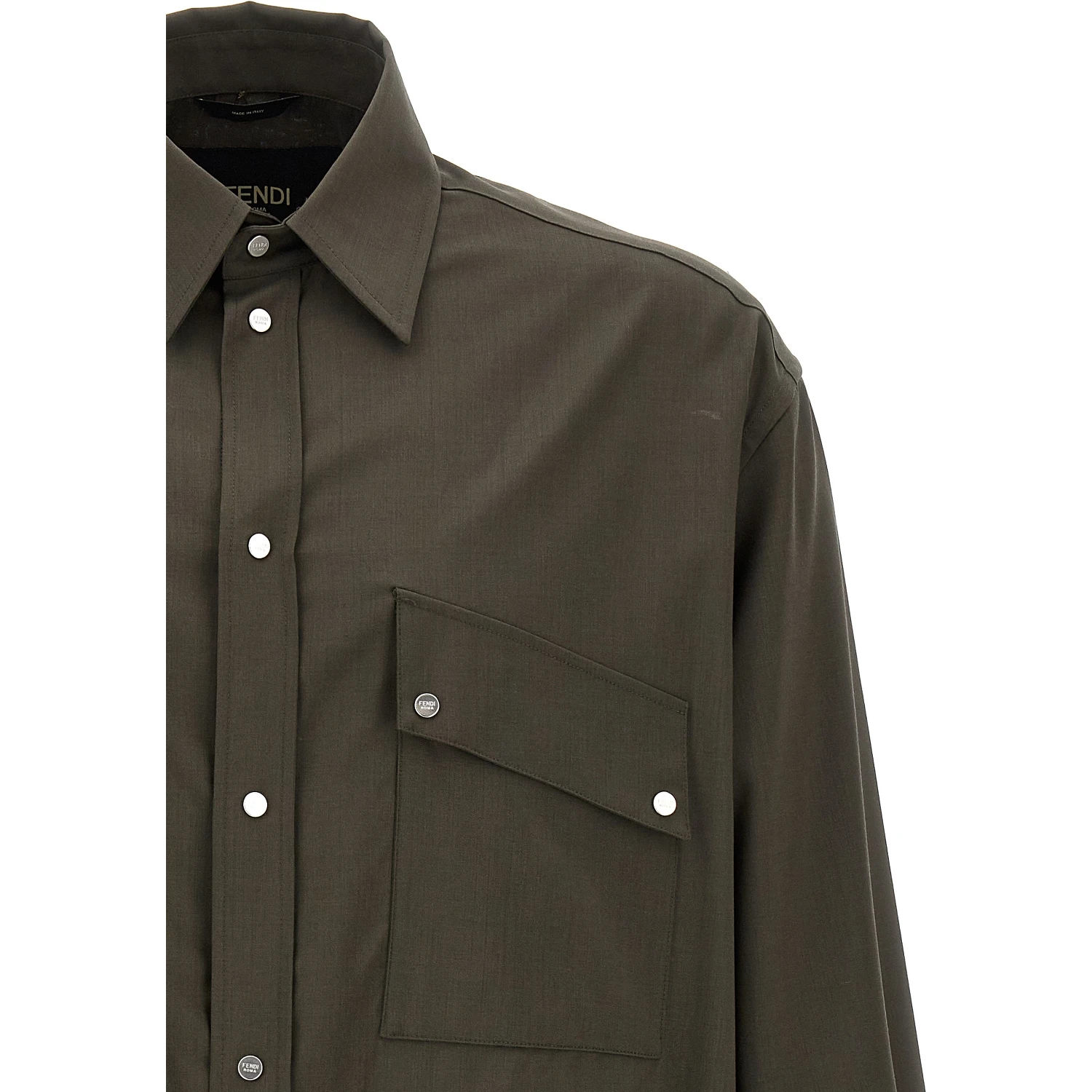 Bicolor Wool Blouse