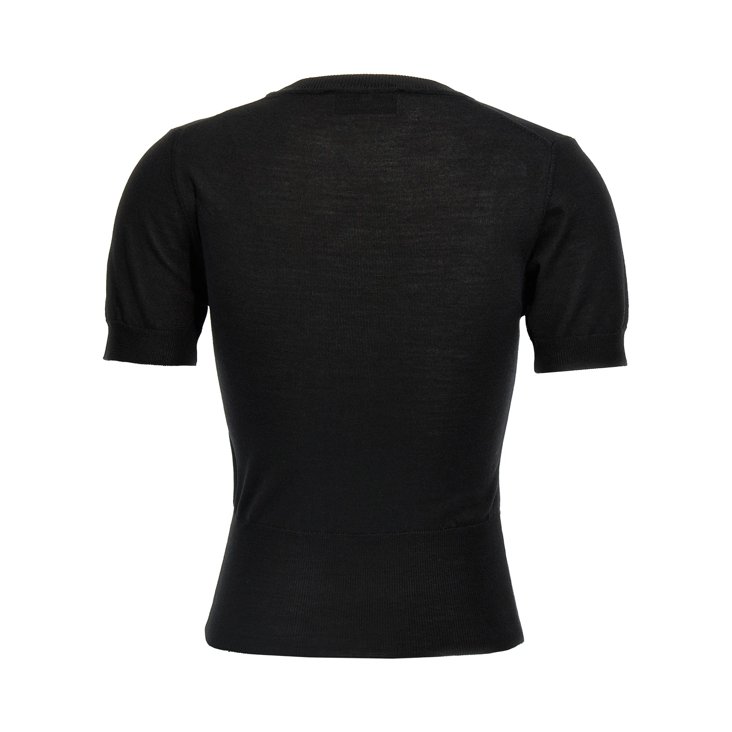 Black Wool T-Shirt