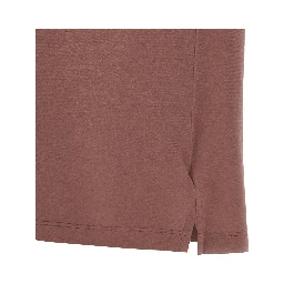 Brown Cotton Polo Shirt