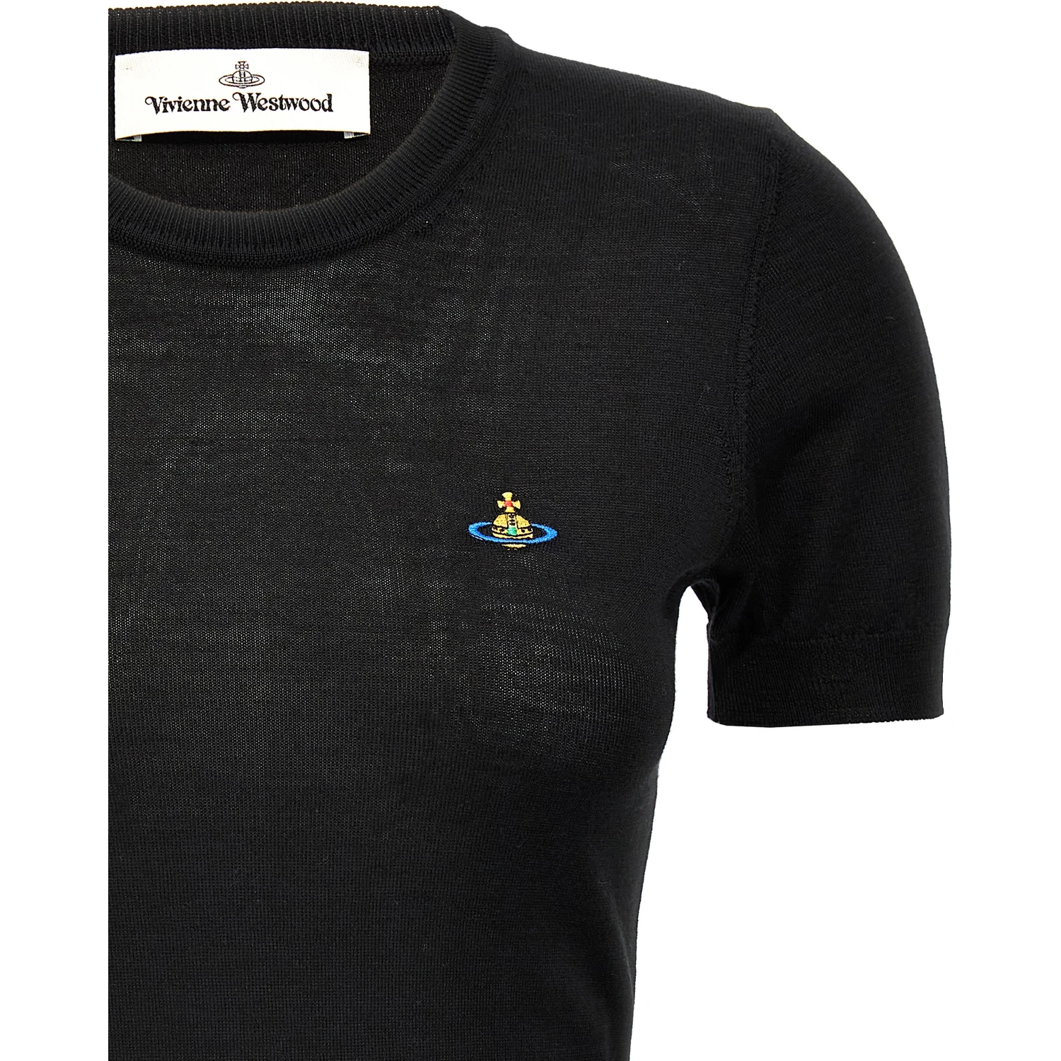 Black Wool T-Shirt