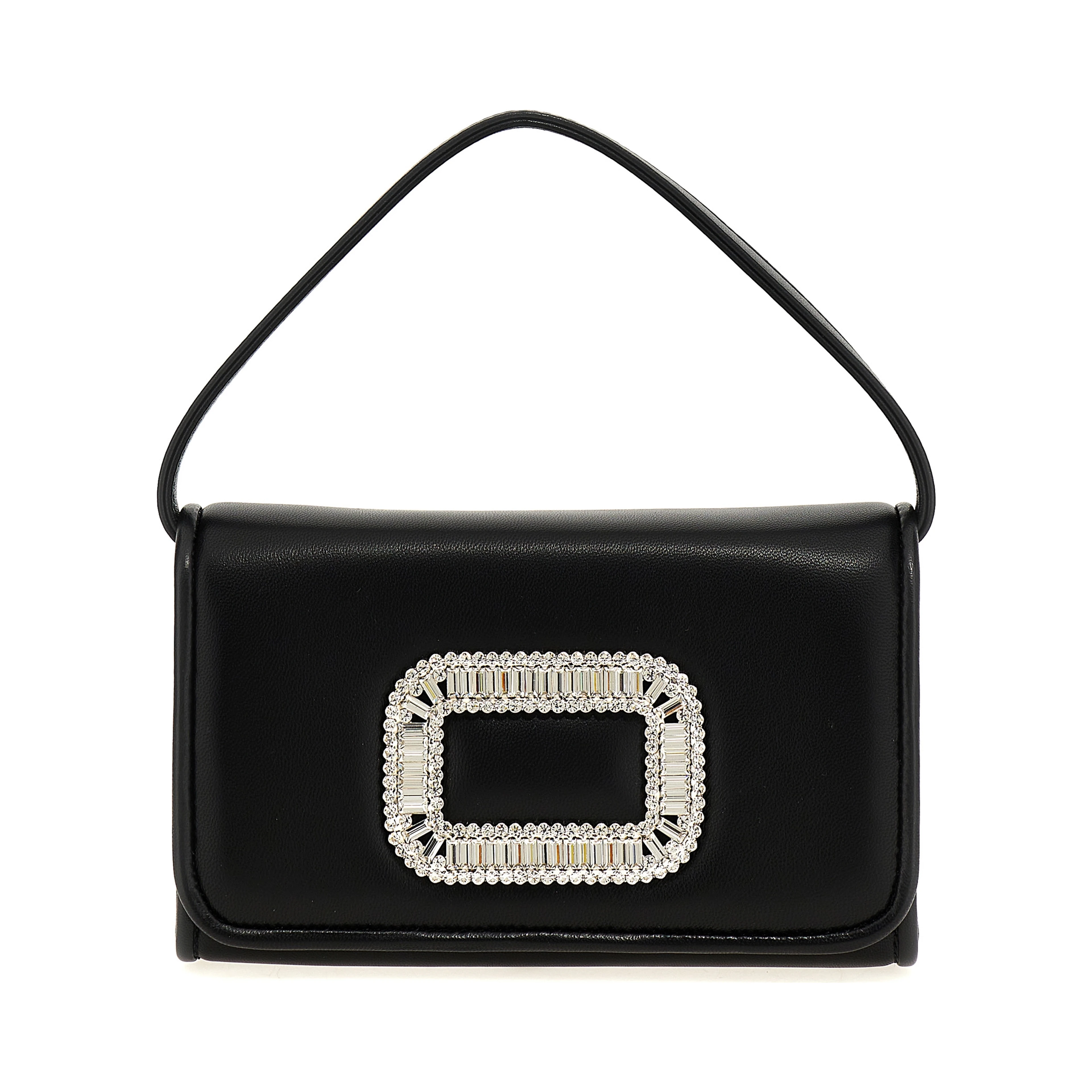 Black Lamb Leather Handbag