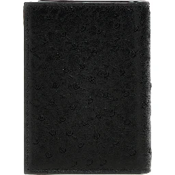 Black Ostrich Skin Cardholder