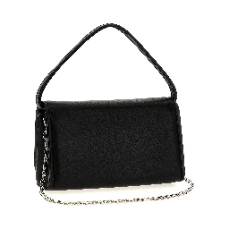 Black Lamb Leather Handbag