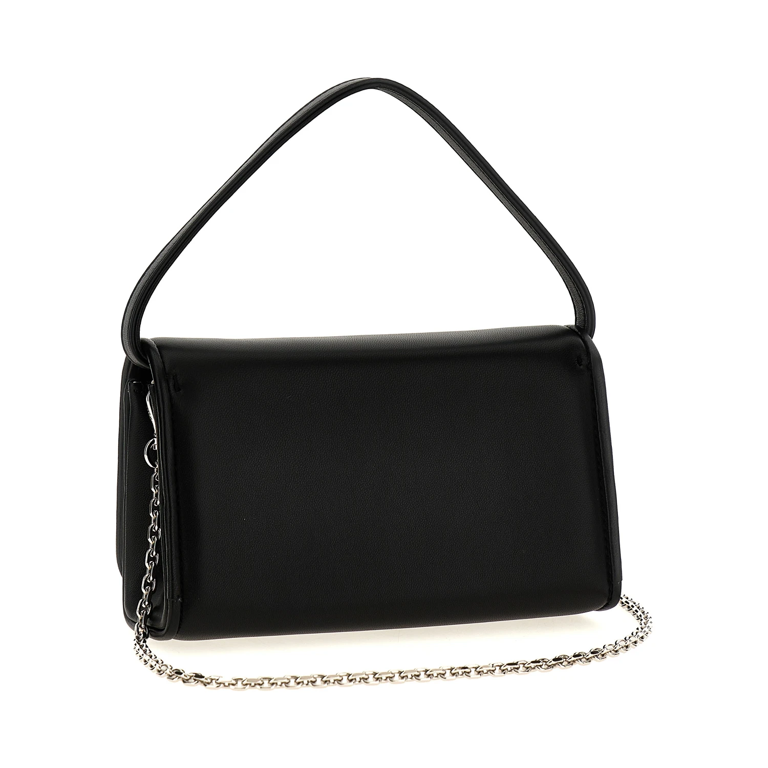 Black Lamb Leather Handbag