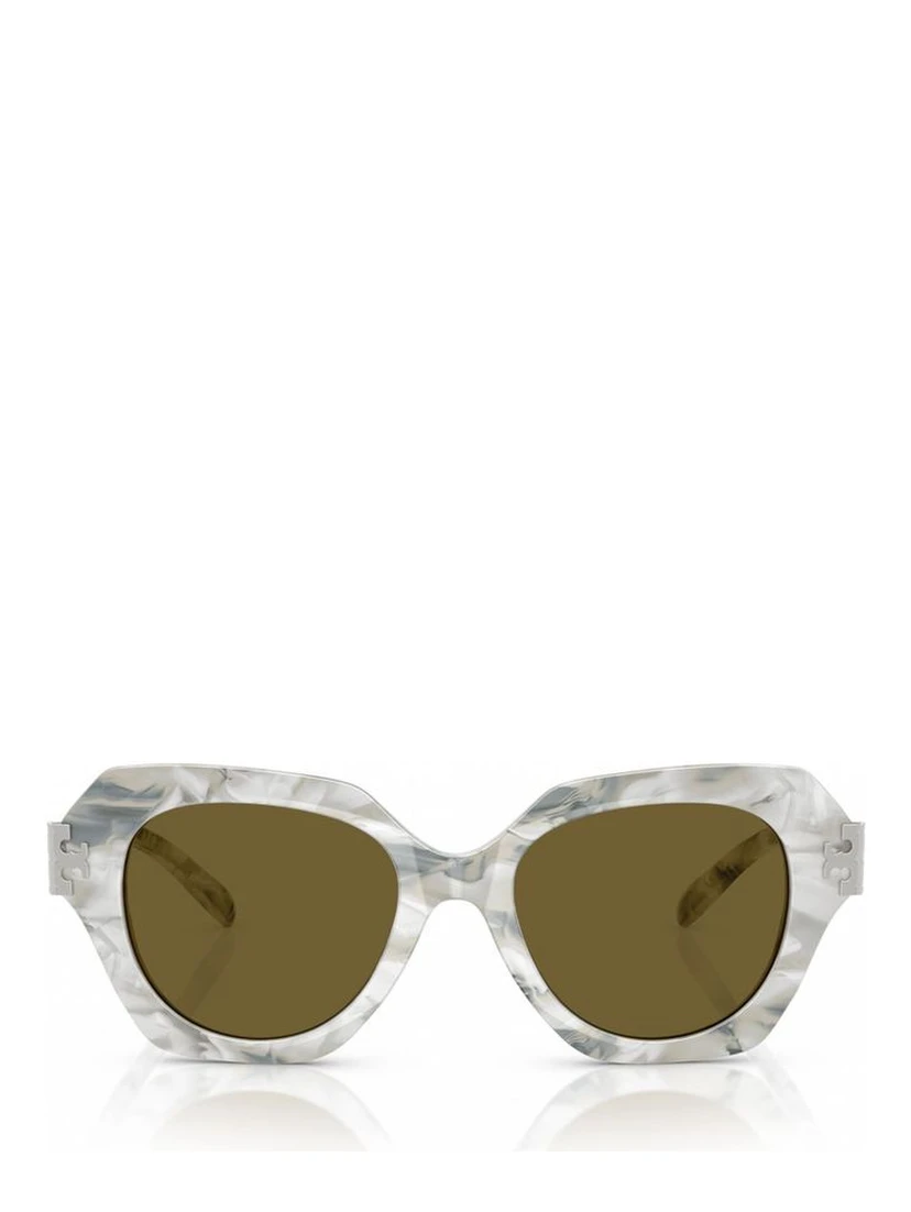 Beige Acetate Sunglasses