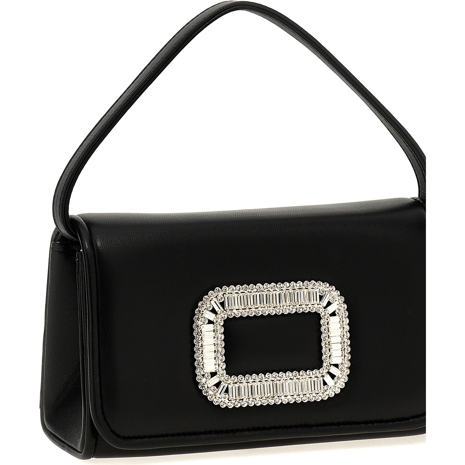 Black Lamb Leather Handbag