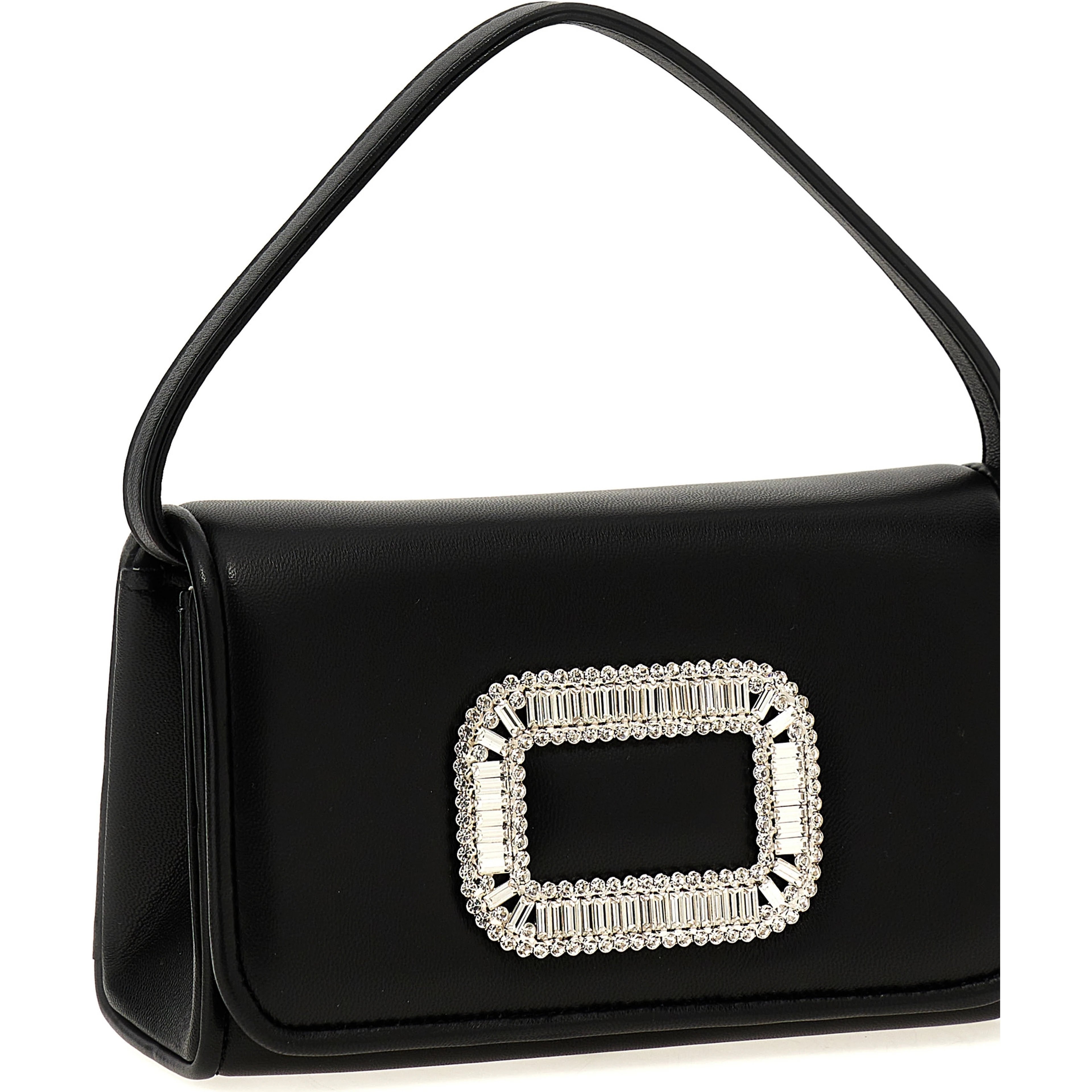 Black Lamb Leather Handbag
