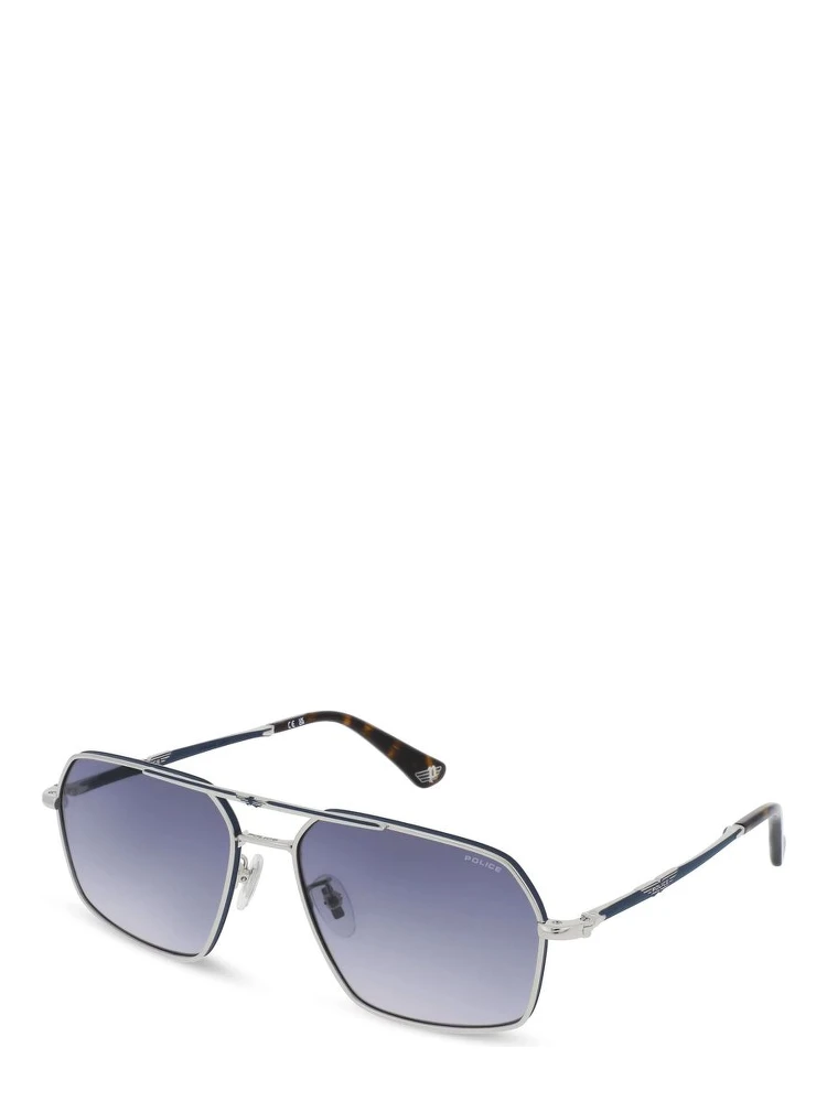 Gray Metal Sunglasses