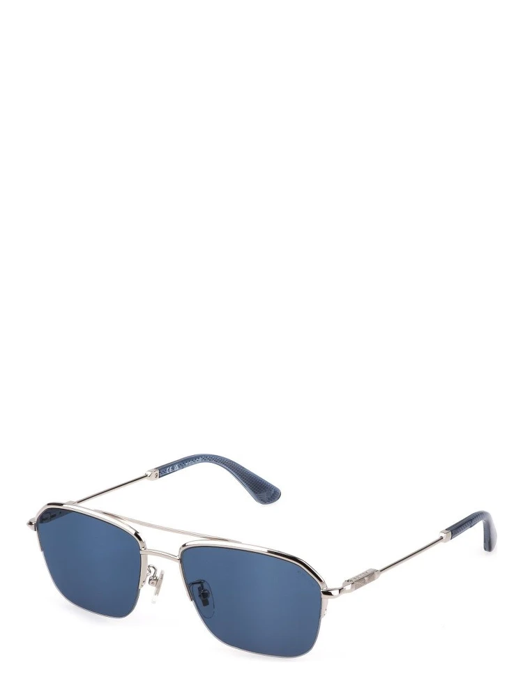 Gray Metal Sunglasses