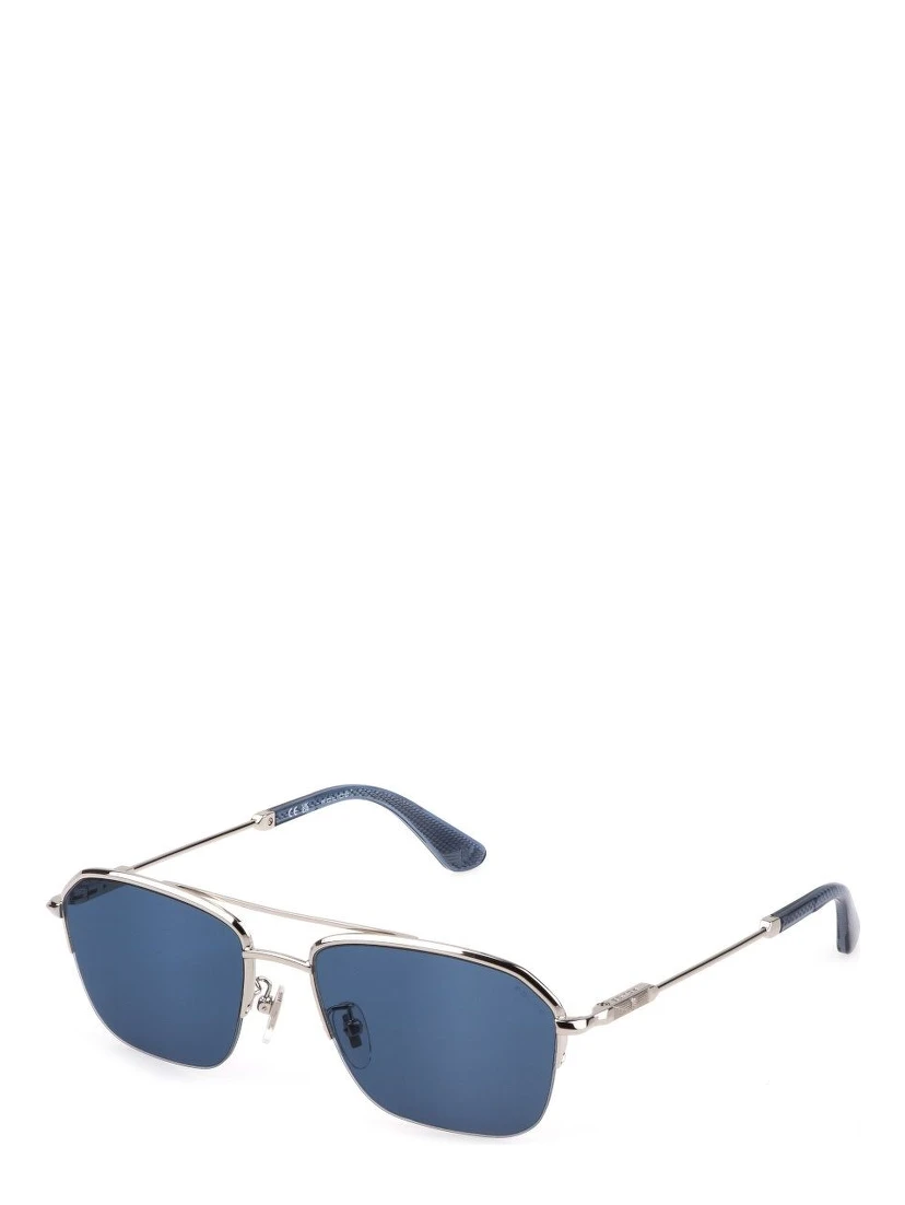 Gray Metal Sunglasses