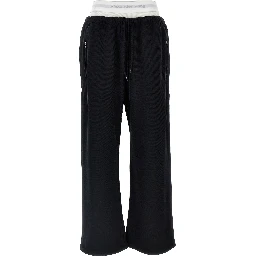Black Cotton Joggers (Workout Pants)