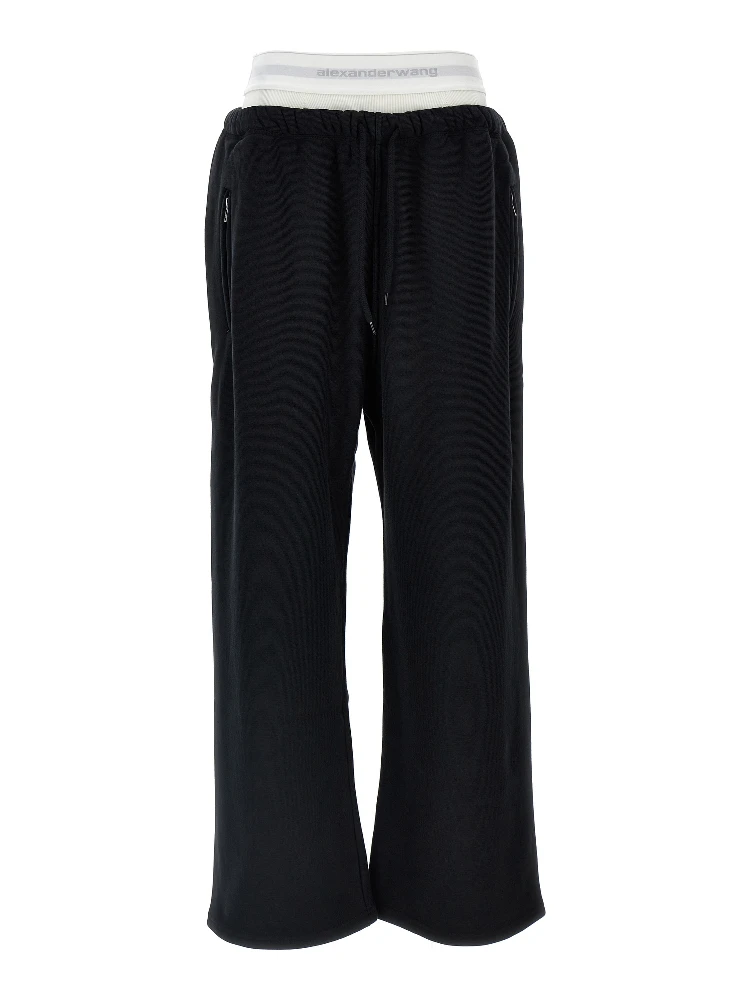 Black Cotton Joggers (Workout Pants)