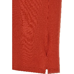 Orange Cotton Polo Shirt