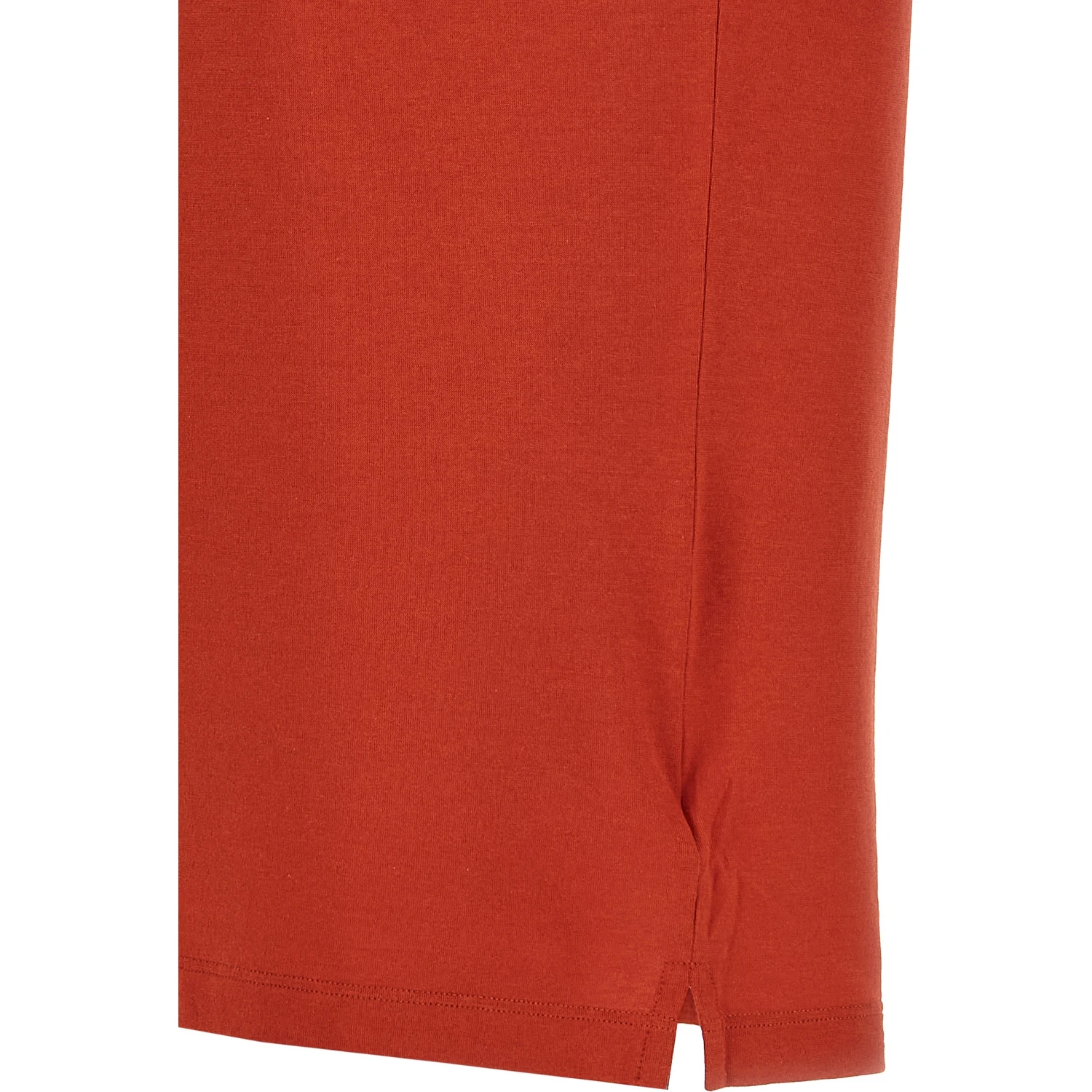 Orange Cotton Polo Shirt