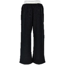 Black Cotton Joggers (Workout Pants)