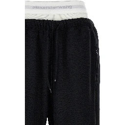 Black Cotton Joggers (Workout Pants)