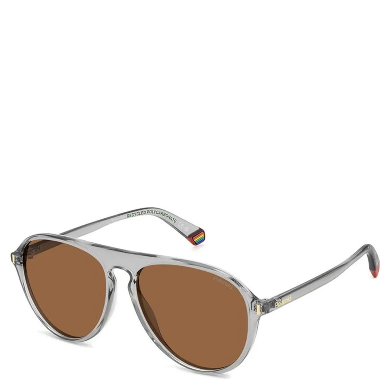Gray Polycarbonate Sunglasses
