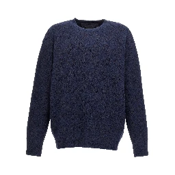 Blue Wool Cardigan