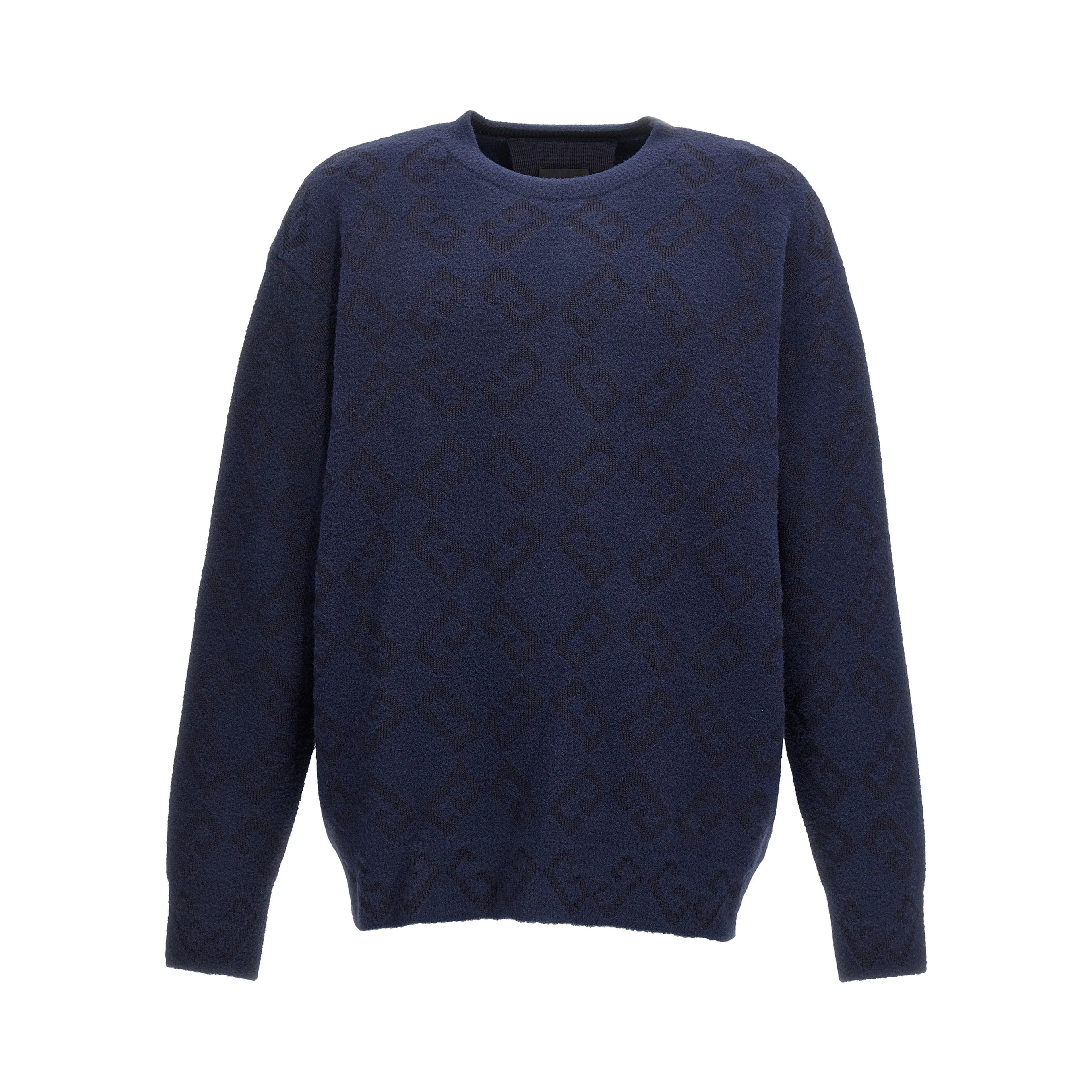 Blue Wool Cardigan