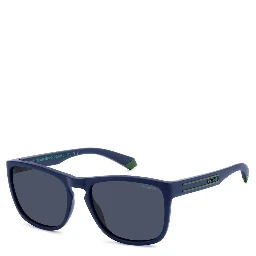 Blue Polycarbonate Sunglasses