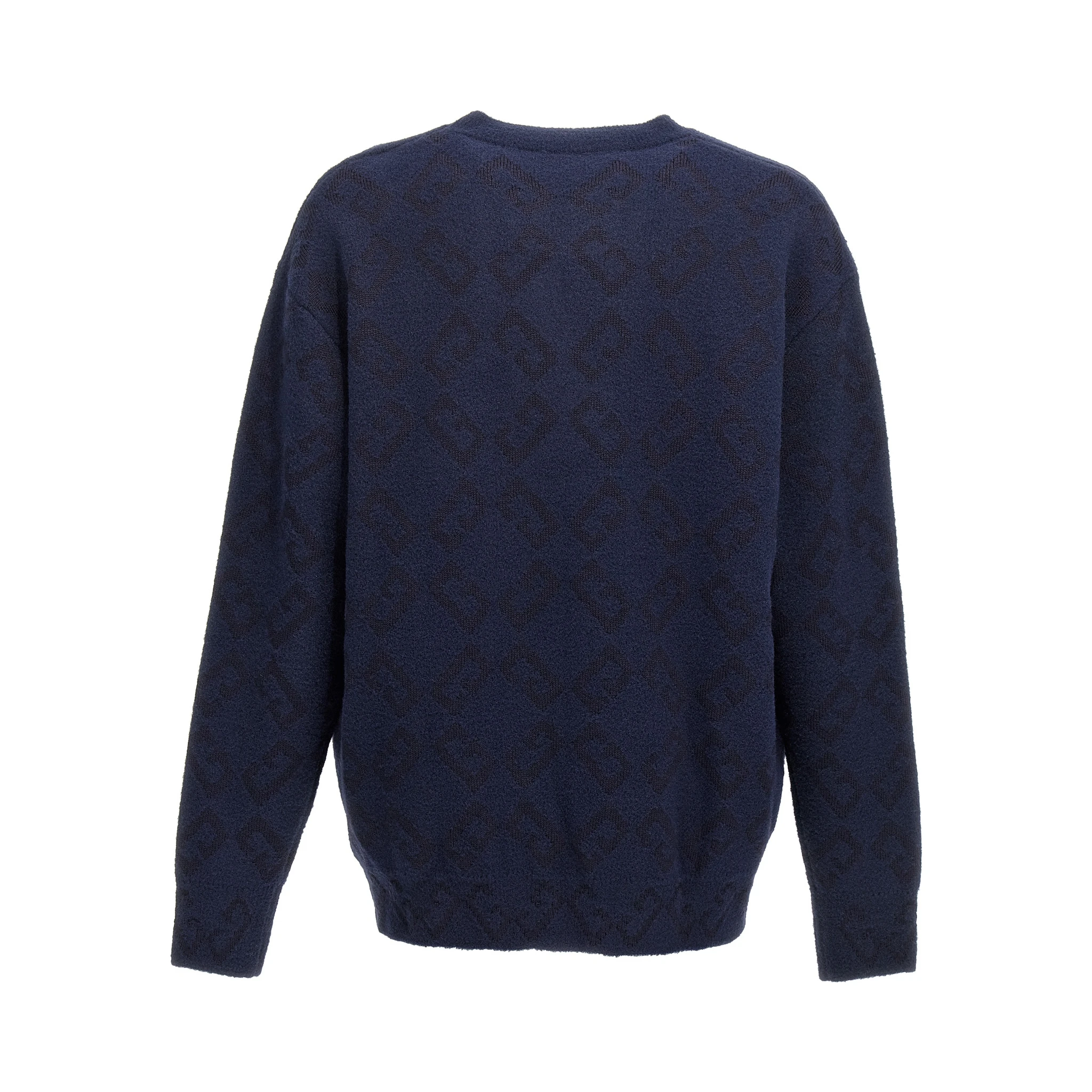 Blue Wool Cardigan