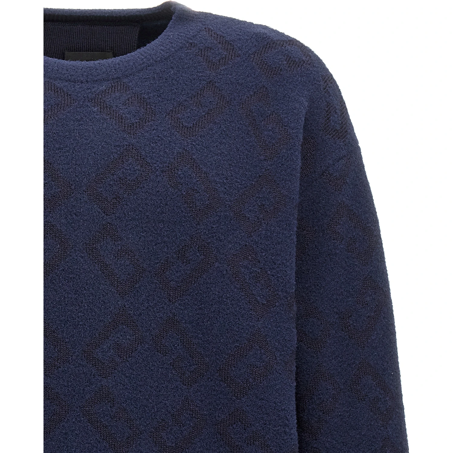 Blue Wool Cardigan