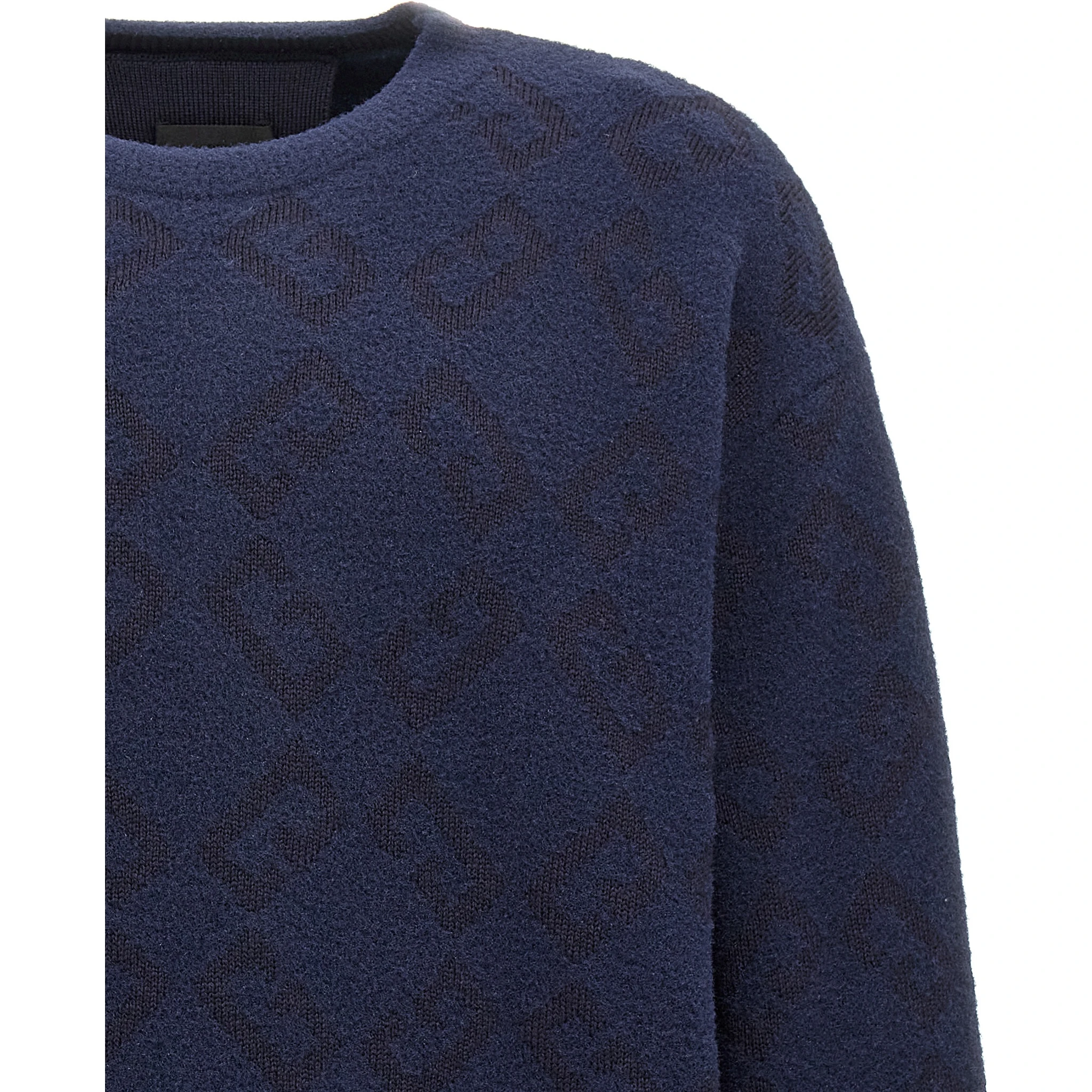 Blue Wool Cardigan