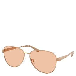 Brown Metal Sunglasses
