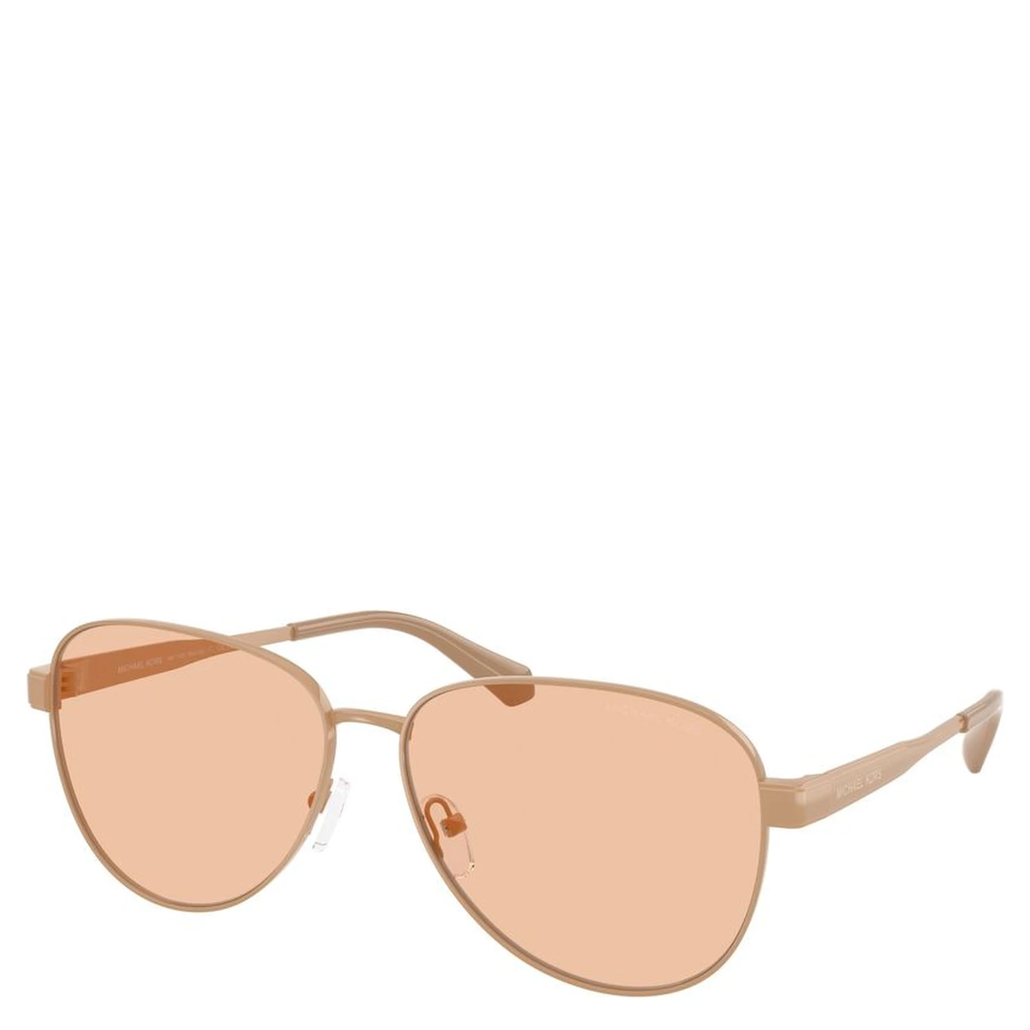 Brown Metal Sunglasses