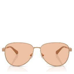 Brown Metal Sunglasses