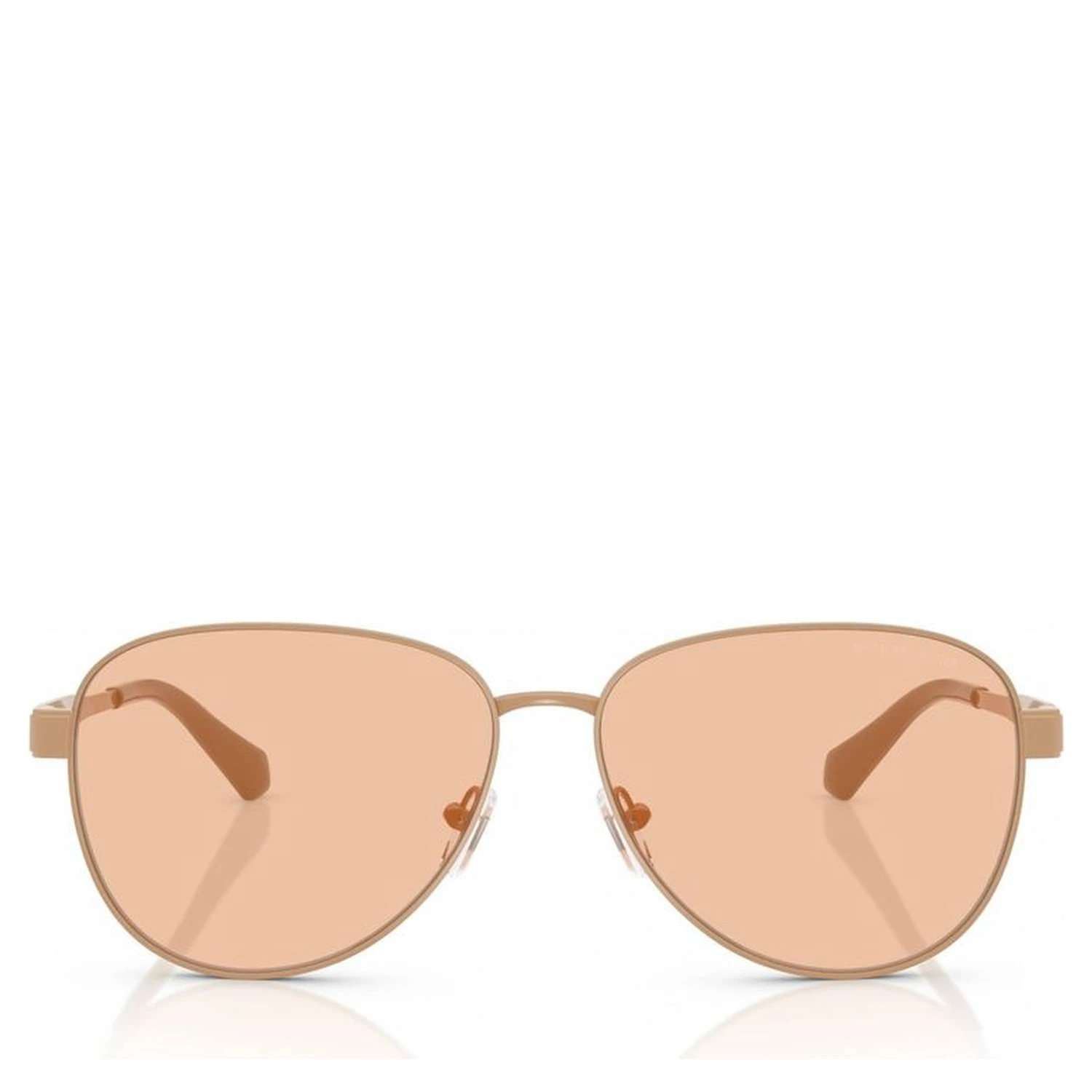 Brown Metal Sunglasses