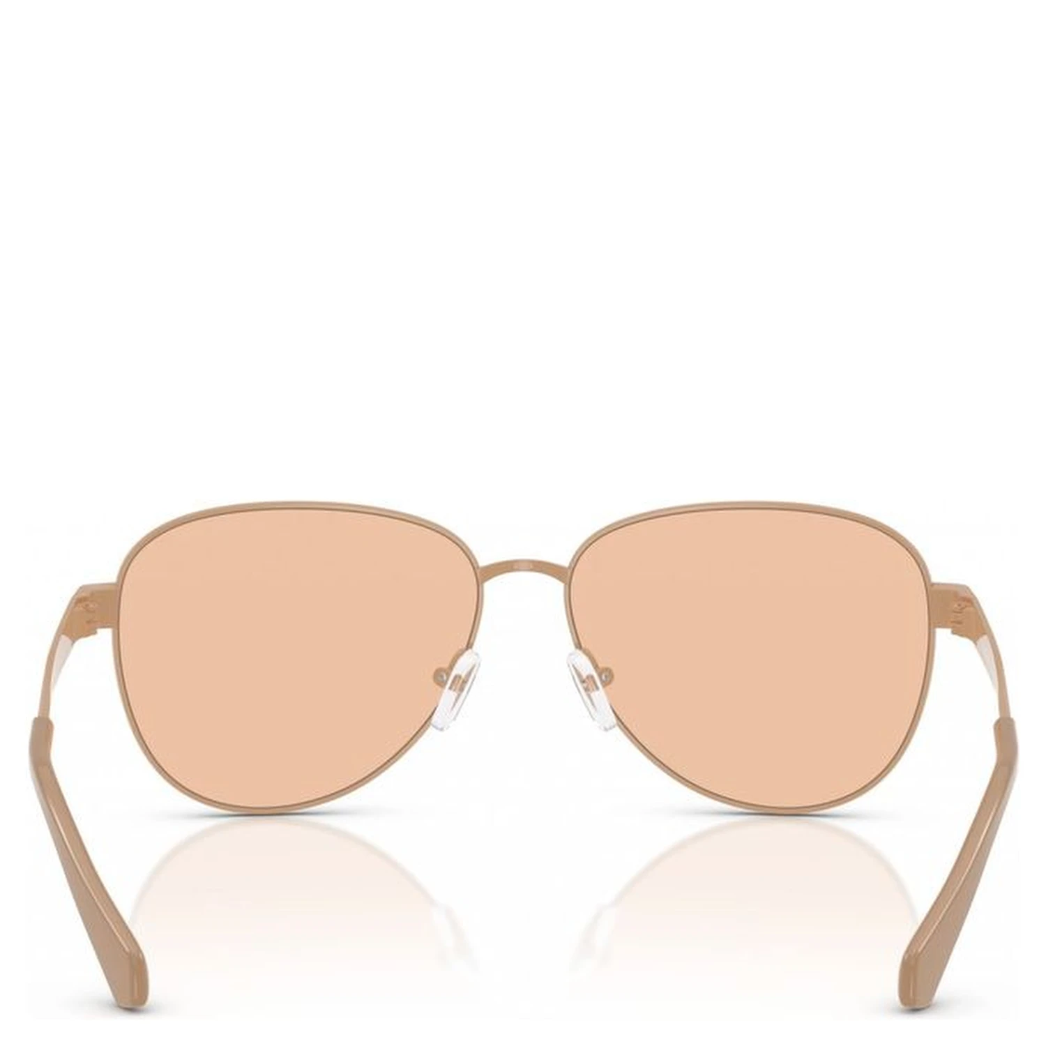 Brown Metal Sunglasses