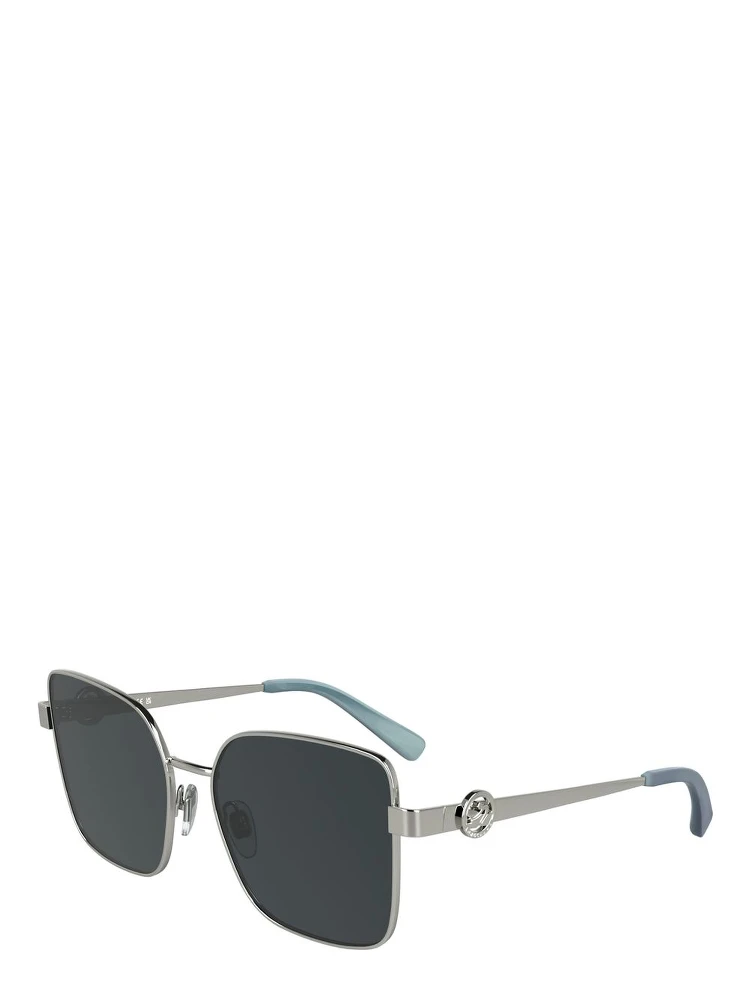 Gray Metal Sunglasses