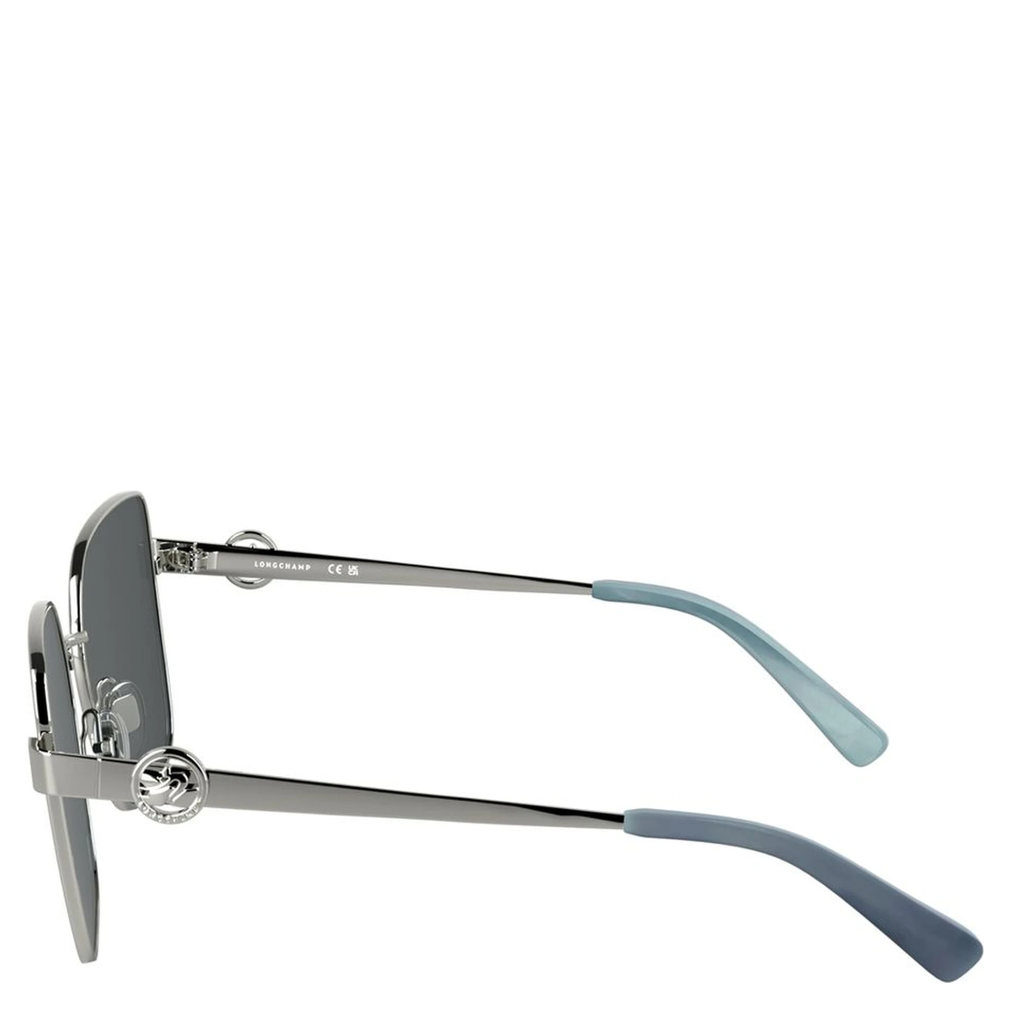 Gray Metal Sunglasses