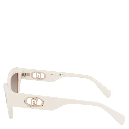White Injected Sunglasses
